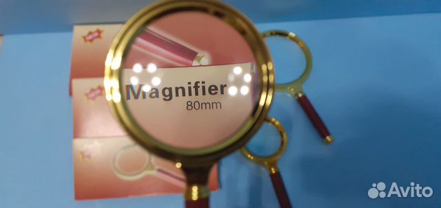 Лупы 4-кр увеличение 60 70 90мм кристальное стекло