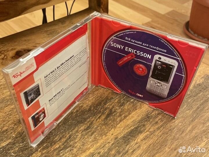 Sony Ericsson двд-диск с софтом