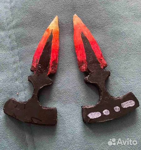 Dual daggers из стандофф 2 в скине molten