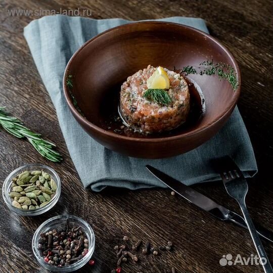 Тарелка суповая из натурального кедра Mаgistrо, 80