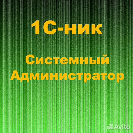 1с программист плюс Сисадмин