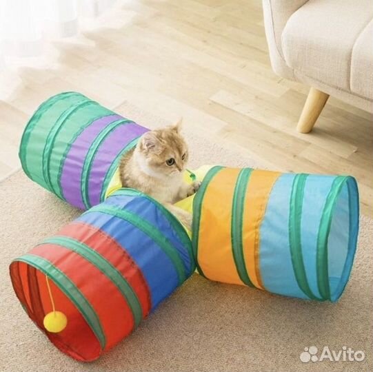 Игровой тоннель для кошек и собак