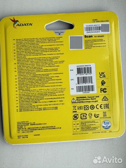 Ssd adata 480 gb SATA 2,5