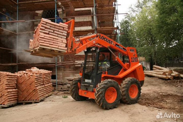 Услуги миниэкскаватора, минипогрузчика, ямобура