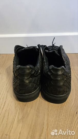 Кеды из натуральной кожи питона