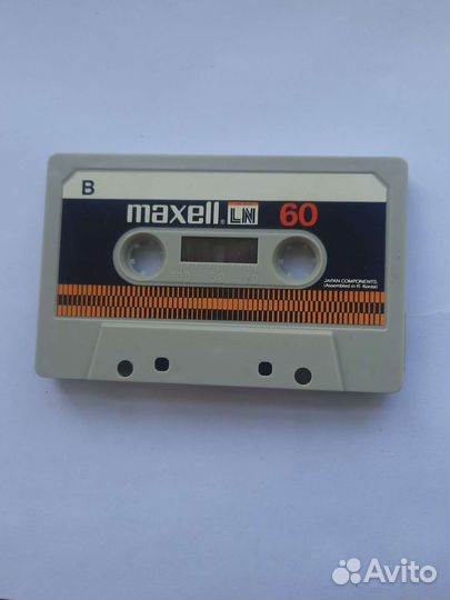 Аудио кассета maxell LN-60 б. у