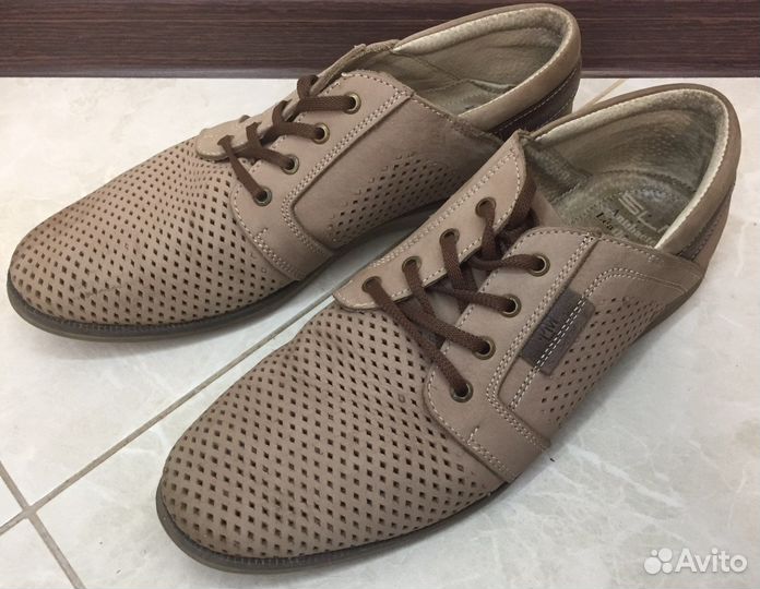 Туфли мужские 40 размер бежевые