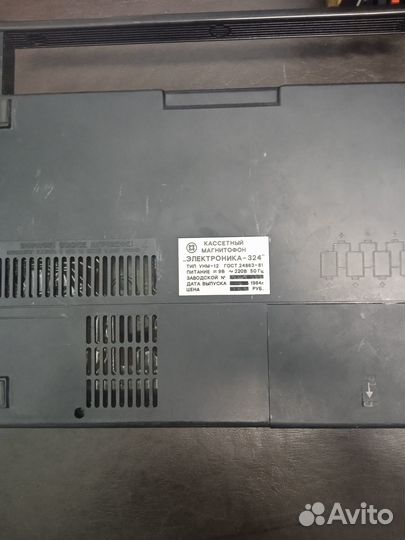 Магнитофон электроника 324