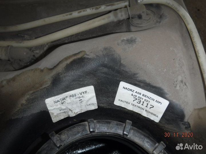 Топливный бак Skoda Fabia CGP 2011