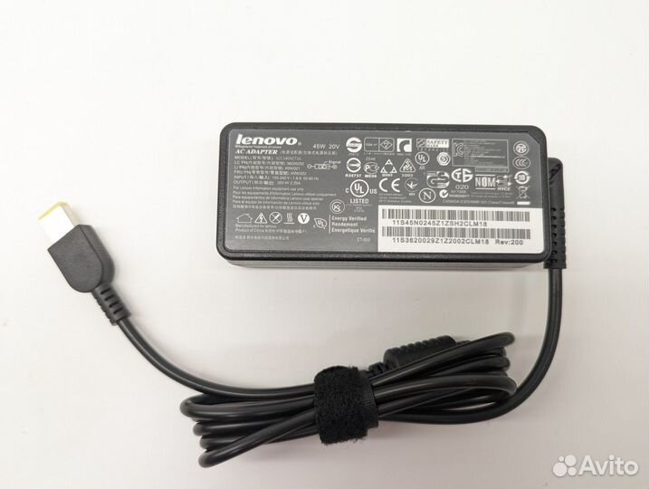 Блок питания для ноутбука Lenovo 20V 2.25A 45W