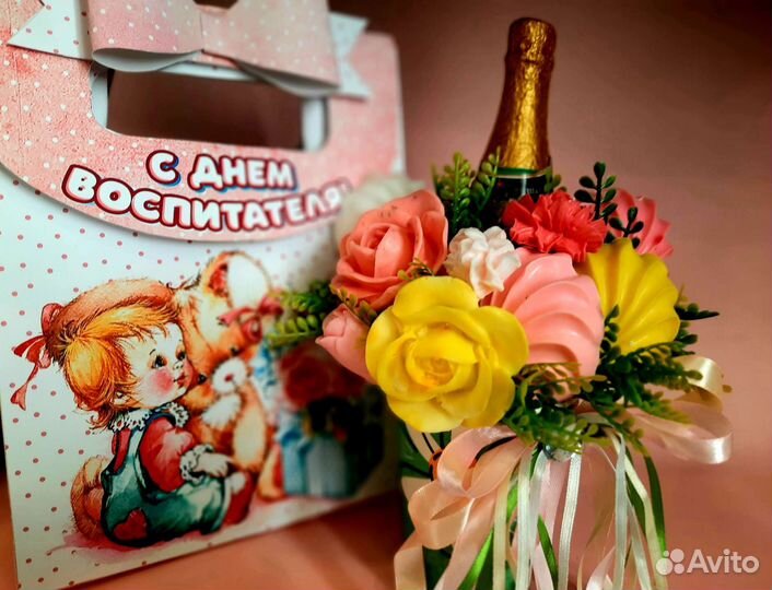 Букет цветов из мыла