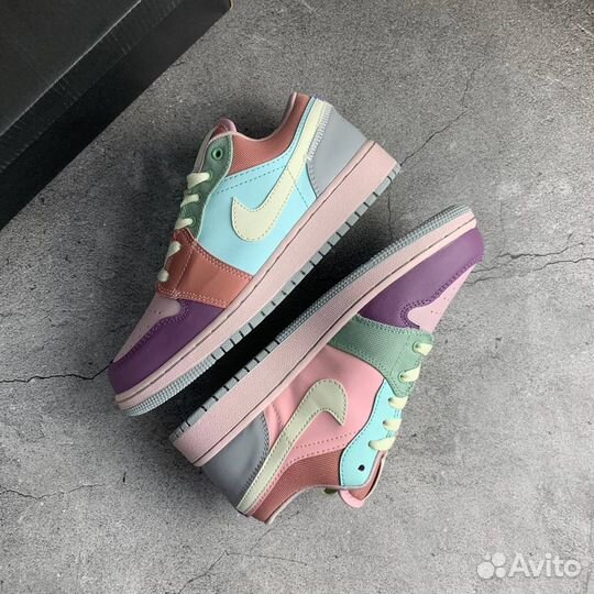 Кроссовки Air Jordan 1 Low Easter Pastel (36-40)