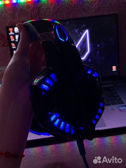 Игровые наушники с микрофоном