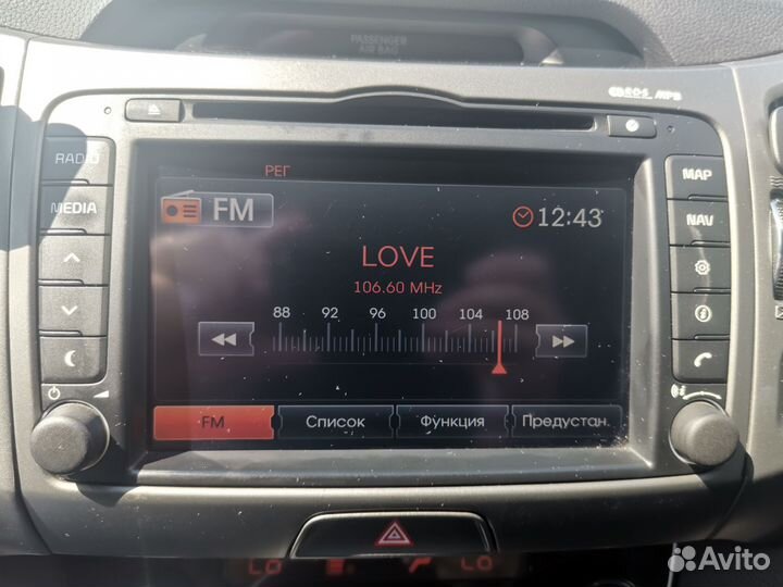 Штатная Магнитола Kia Sportage 3