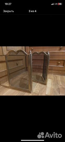 Защитный экран для камина