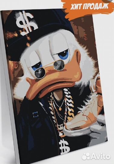 Картина по номерам на холсте с подрамником 40/50см