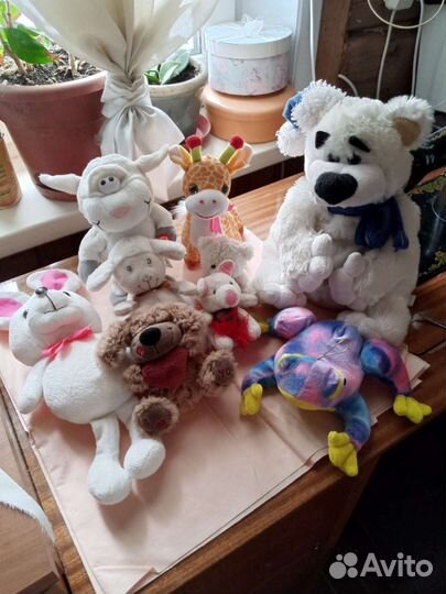 Игрушки мягкие;из Макдональдса и др