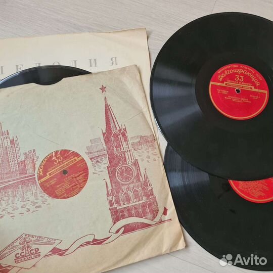 Виниловые пластинки СССР оперетты