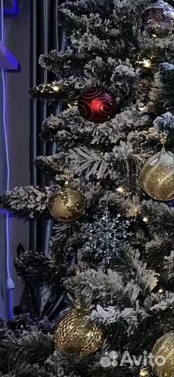 Ель искуственная заснеженная 210