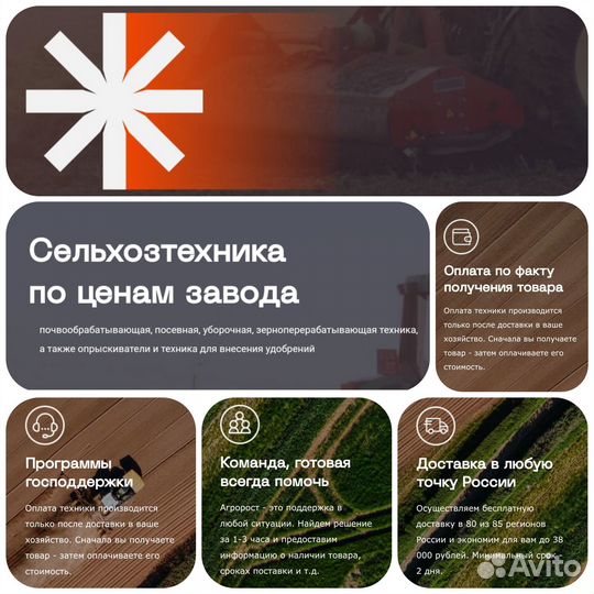 Борона Ростовский Завод Сельхозмашин АГЛ-4,5, 2023