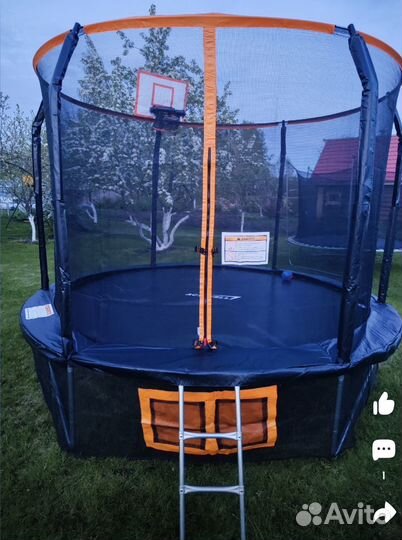 Батут с сеткой 244см - 305см - 366см Новый