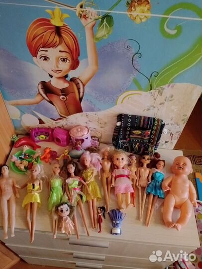 Игрушки пакетом для девочки