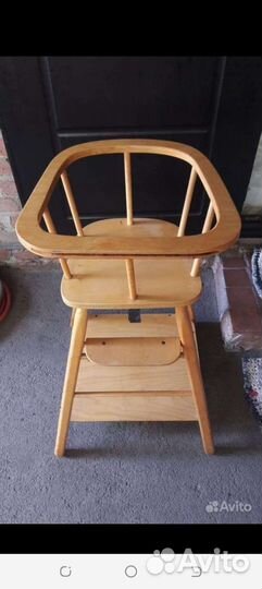 Деревянный детский стульчик