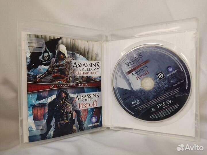 Assassin's Creed Чёрный Флаг & Изгой PS3