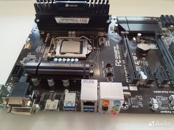 Материнская плата gigabyte GA-Z87-HD3