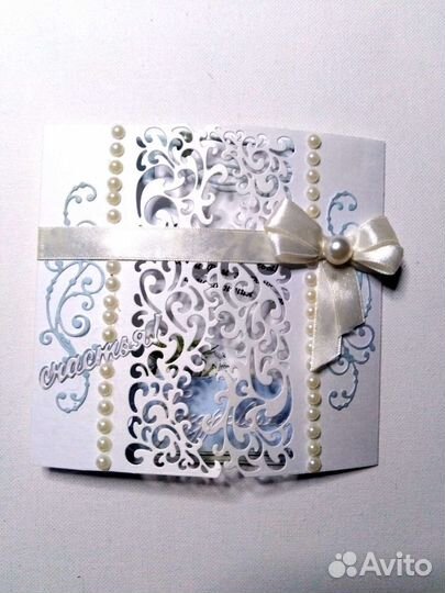 Открытка-конверт ручной работы