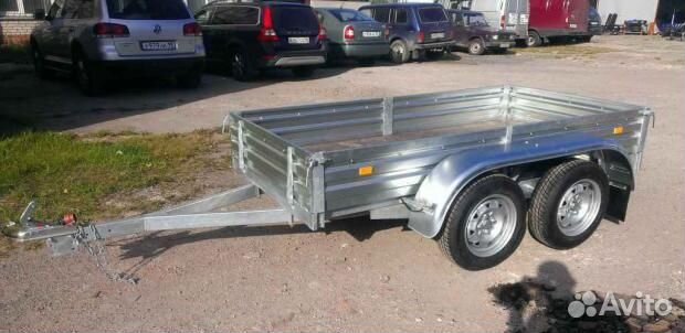 Прицеп двухосный для перевозки грузов. Кредит