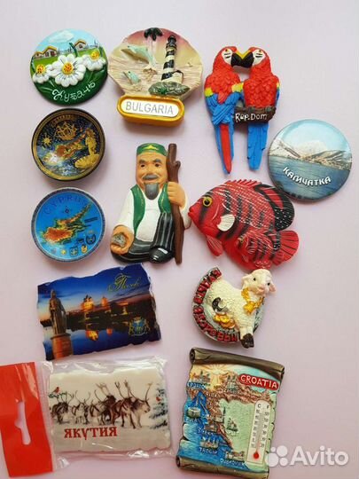 Магниты на холодильник из разных стран