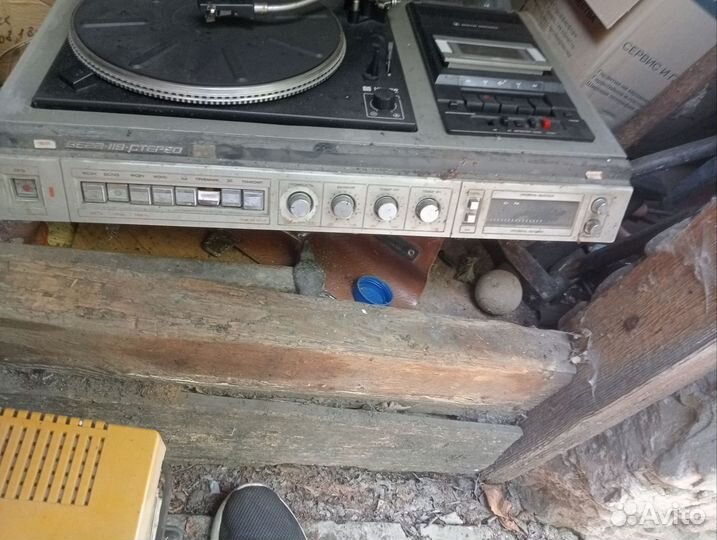 Вега 119 стерео и катушечный магнитофон СССР За2