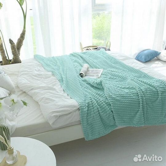 Покрывало Плед Кубики Оптом