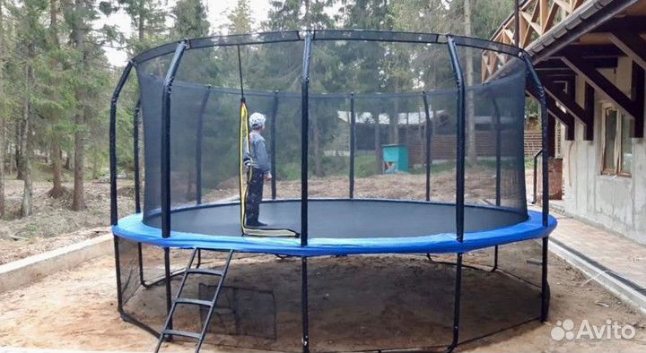 Батут с сеткой