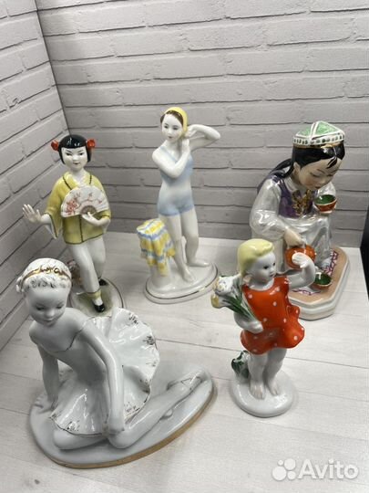Фарфоровые статуэтки СССР лфз дулево