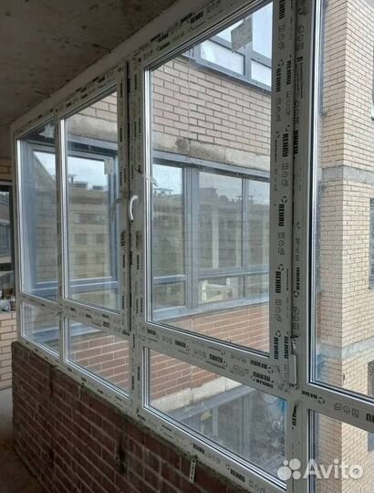 Остекление окон и балконов пвх