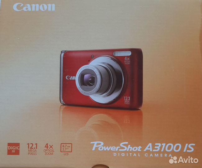 Компактный фотоаппарат canon PowerShot A3300IS