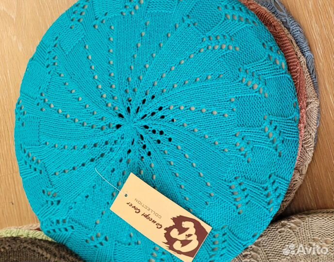 Берет женский вязаный