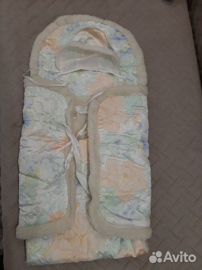 Конверт на выписку зимний для девочки и мальчика