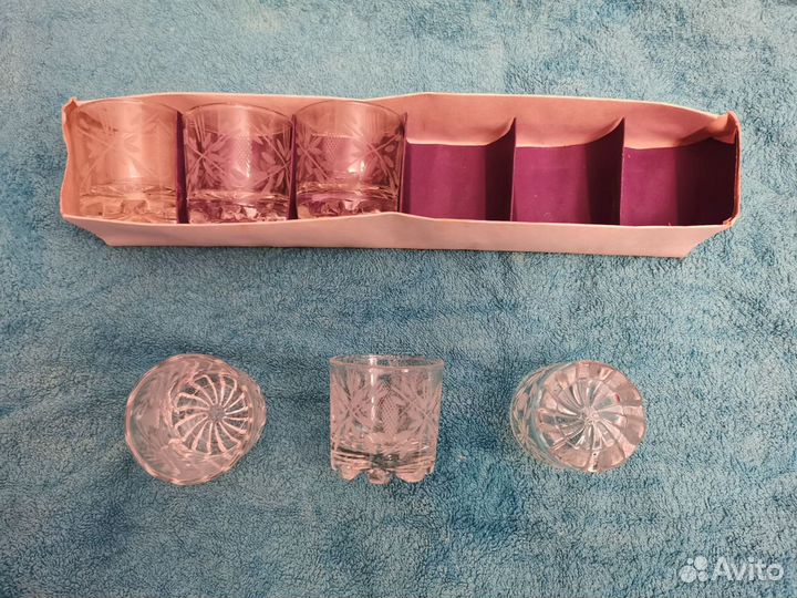 СССР чайник заварной синий бу. Стопки новые