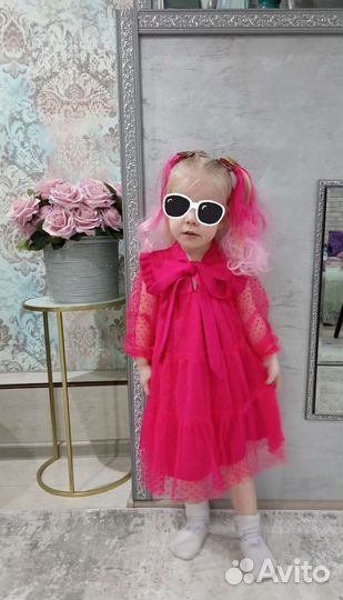 Нарядное платье для девочки 98-104