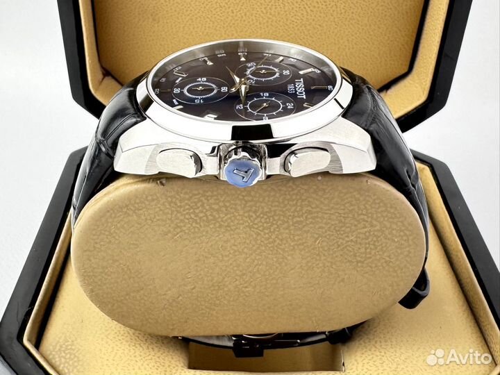 Часы Tissot couturier chronograph blue premium