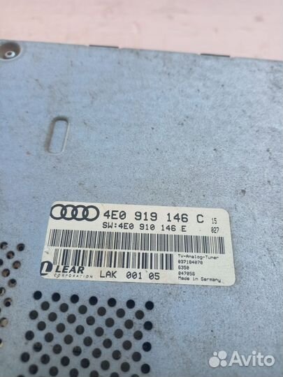 Тв-тюнер 4E0919146C Audi A6(4F2/C6) A8 D3 A6 C6 A6