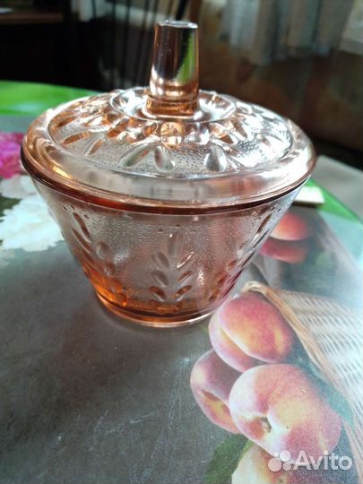 Вазы карамельное стекло СССР