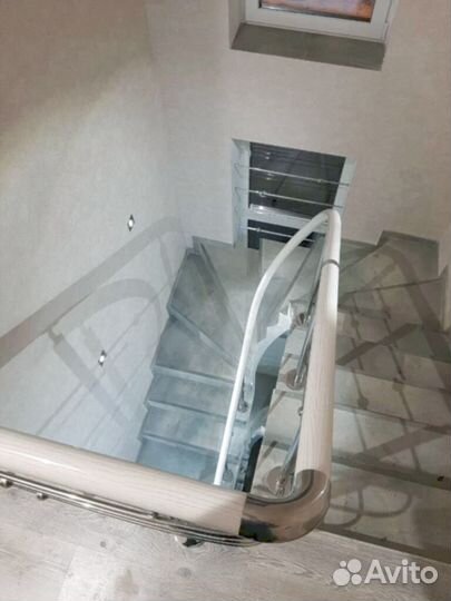 Перила в частный дом из нержавеющей стали