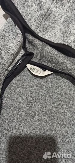 Флисовый джемпер h&m рост 134-140