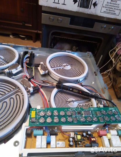 Ремонт варочных панелей электрических плит