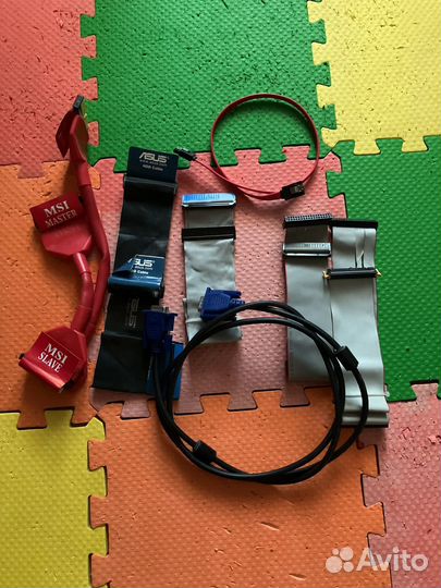 Шлейфы ide, SATA, vga, fdd