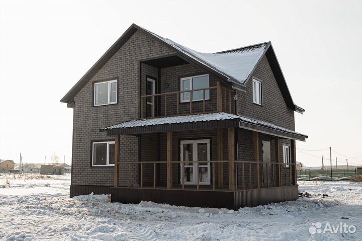 Готовый дом 126 кв.м каркасный в ипотеку 16-439
